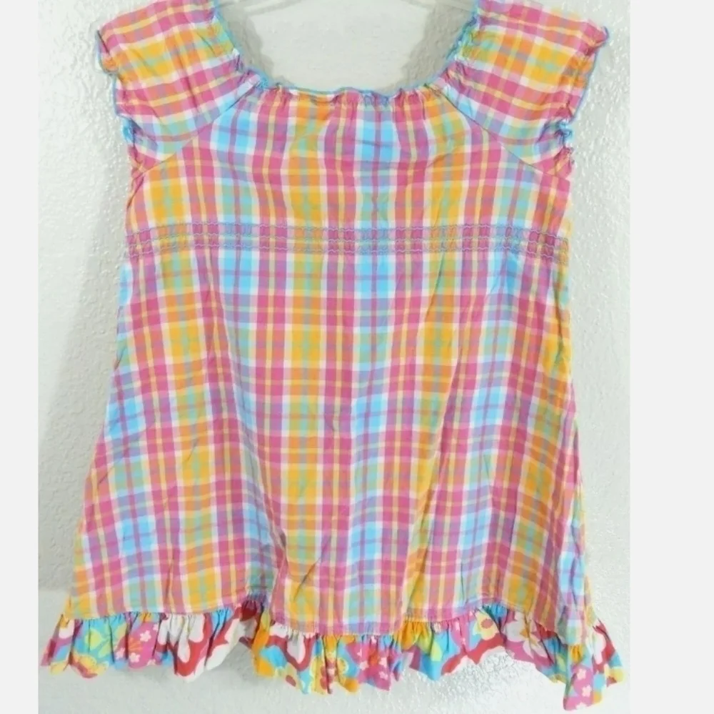 Hanna Andersson Multicolor Plaid Dress **Runs Large**
